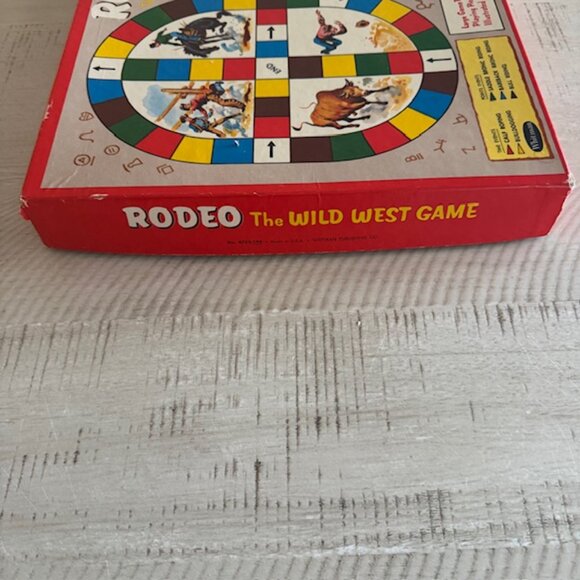 NEW, OPEN BOX 1957 Whitman Rodeo The Wild West Game - Picture 9 of 12